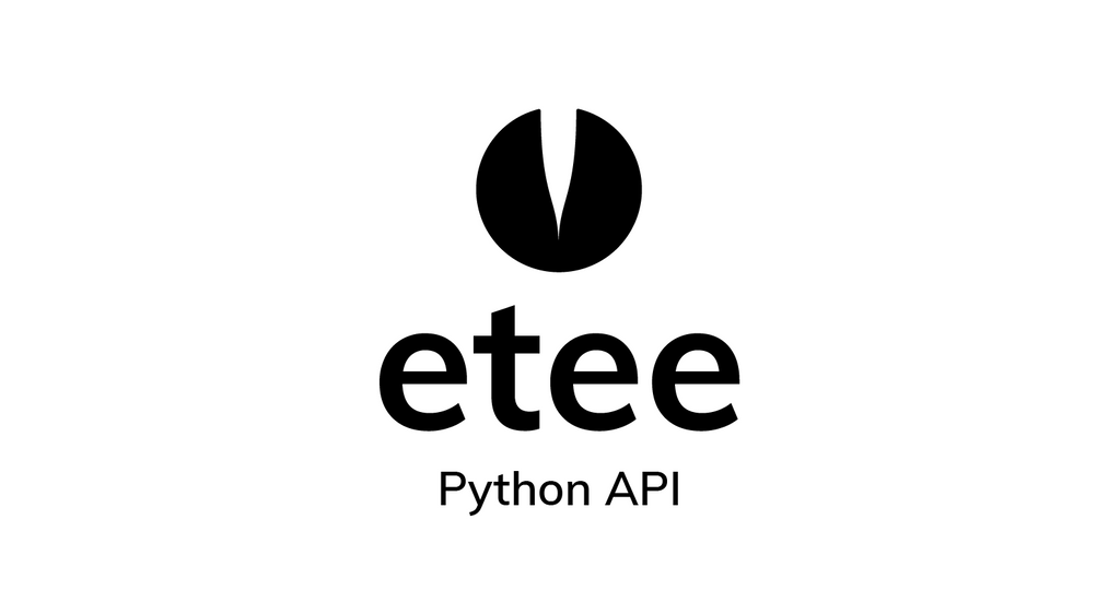 etee Python API - Now available on Github!